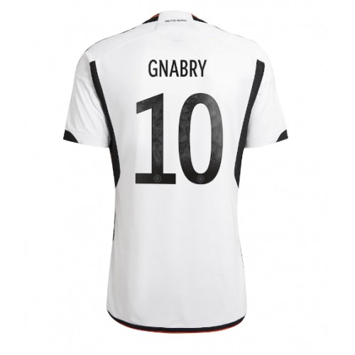 Germany Serge Gnabry #10 Replica Home Shirt World Cup 2022 Short Sleeve